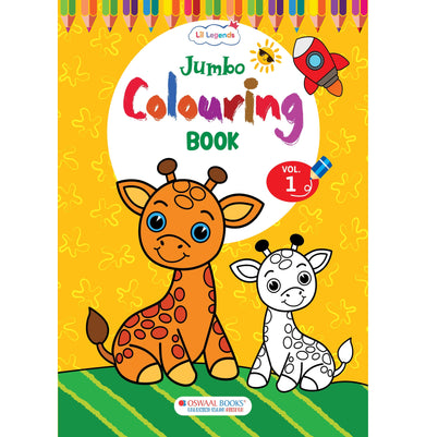 imagOswaal Lil Legends: Jumbo Colouring Book Vol 1