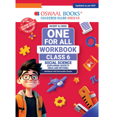 imagOswaal NCERT & CBSE One For All Workbook Class-6 Social Science Exploring Society India and Beyond
