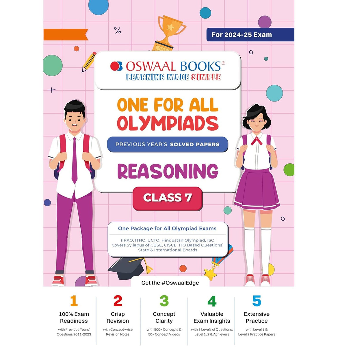 Oswaal One For All Olympiad Class 7 Reasoning Crossword in Oswaal One For All Olympiad Class 7 Reasoning Crossword in