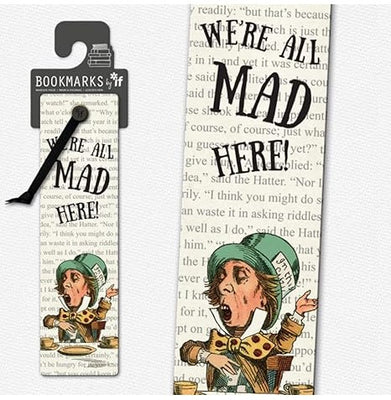 imagLiterary Bookmarks - We'Re All Mad Here-15512