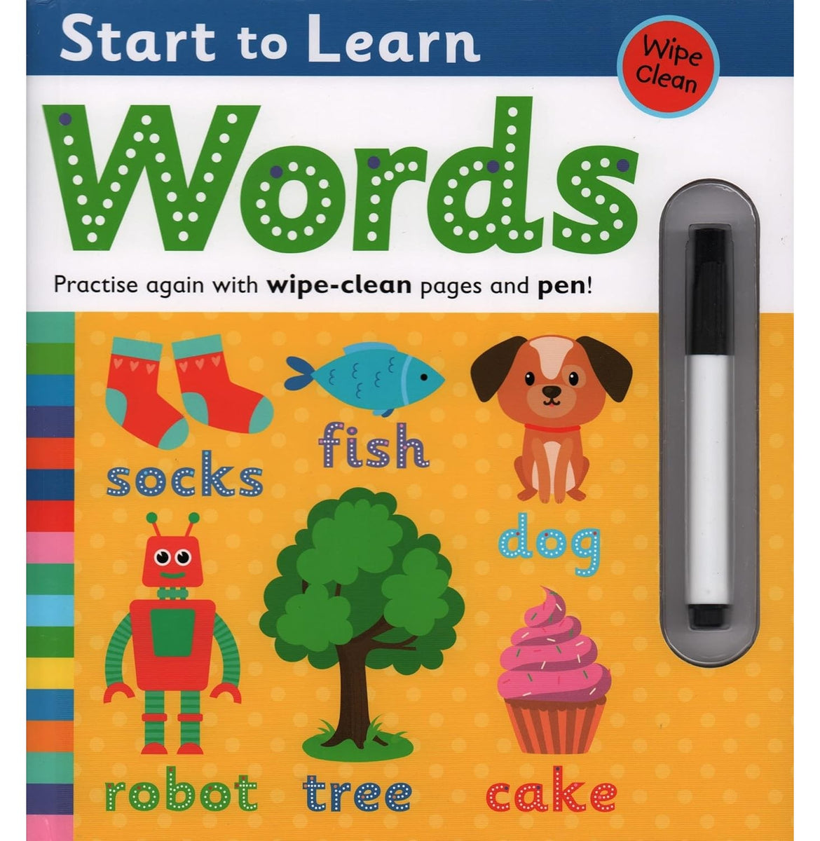 WIPE CLEAN : START TO LEARN WORDS (HB) Crossword in