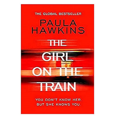 imagGirl on the Train The RED Paperback Paula Hawkins