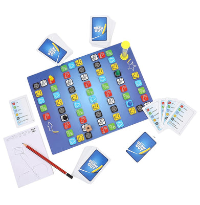 imagFrank Original Draw Out Board Game - Fun Family Board Game