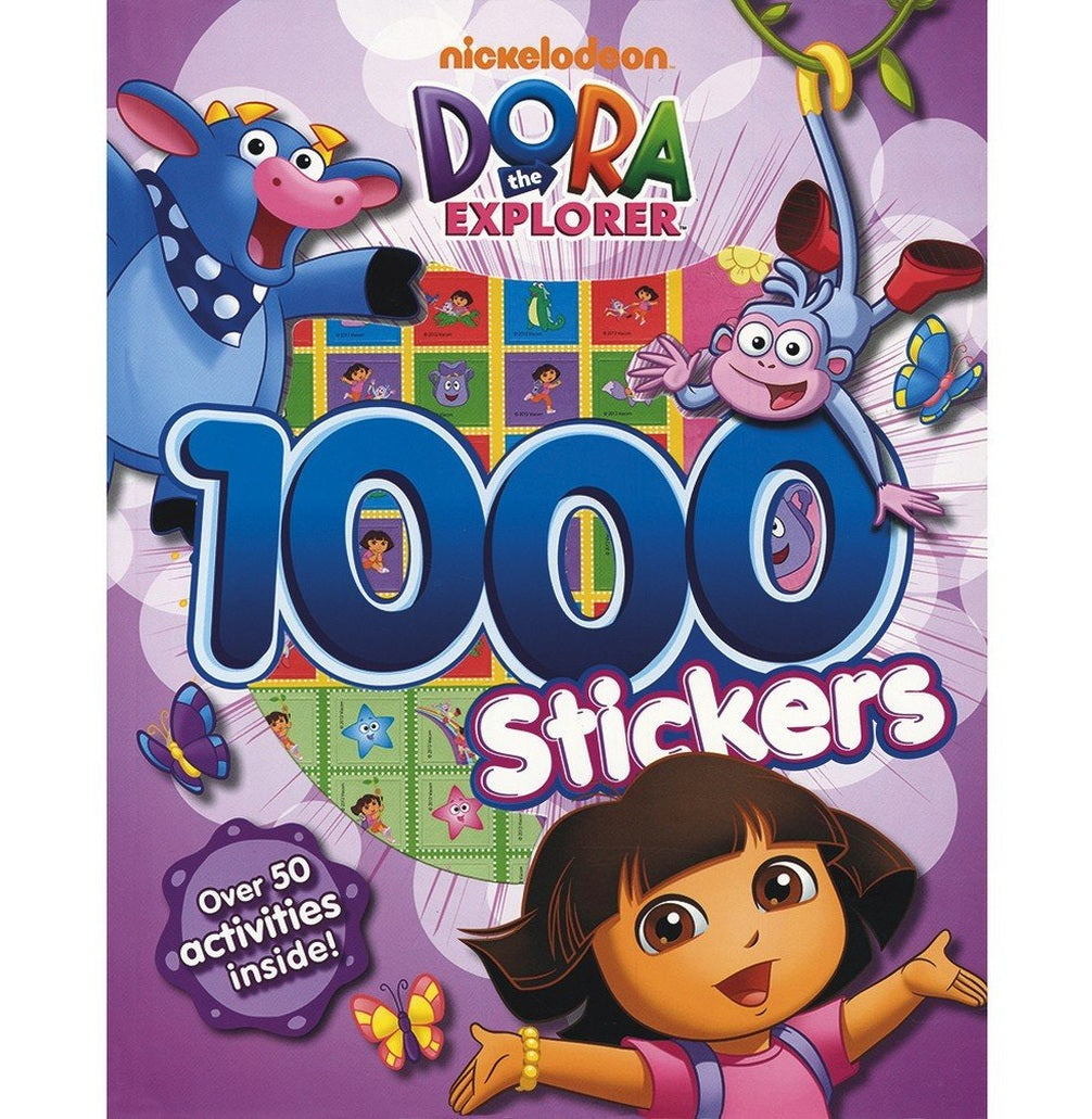 Dora the Explorer 1000 Stickers Paperback Parragon Crossword in