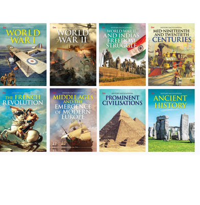 imagEncyclopedia of History Set of 8 Books Encyclopedias Paperback Om Books Editorial Team
