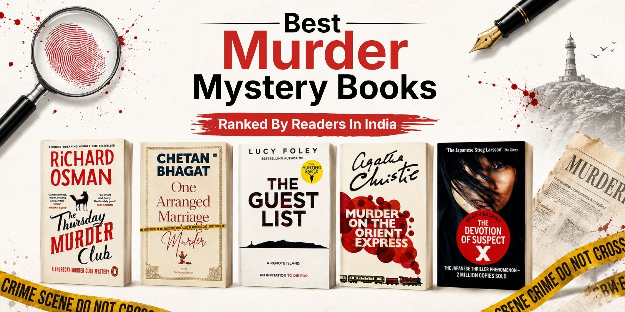 Best Murder Mystery Books Ranked by Readers in India