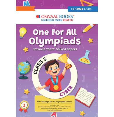 imagOne For All Olympiads Previous Year Solved Papers Class 3 Cyber For 2025 Exam - Paperback buy online at crossword.in
