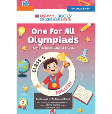 imagOne For All Olympiads Previous Year Solved Papers Class 5 English For 2025 Exam - Paperback