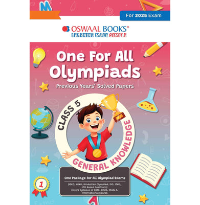 imagOne For All Olympiads Previous Year Solved Papers Class 5 General Knowledge For 2025 Exam - Paperback