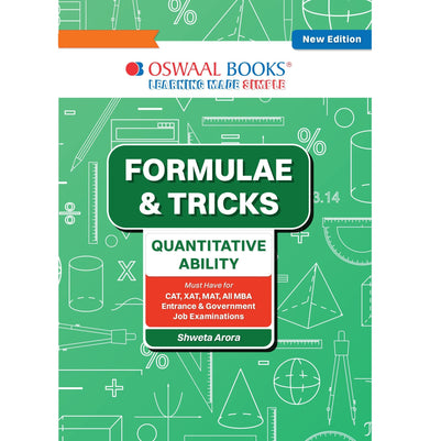 imagOswaal Formulae & Tricks Quantitative Ability Book For CAT | XAT | MAT | Entrance & Government Job MBA Exam by Shweta Arora