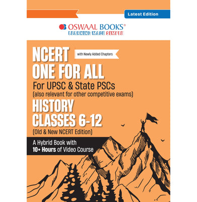 imagOswaal NCERT One For All Book for UPSC & State PSCs | History Classes 6-12 Old & New NCERT Edition Latest Edition buy online at crossword.in