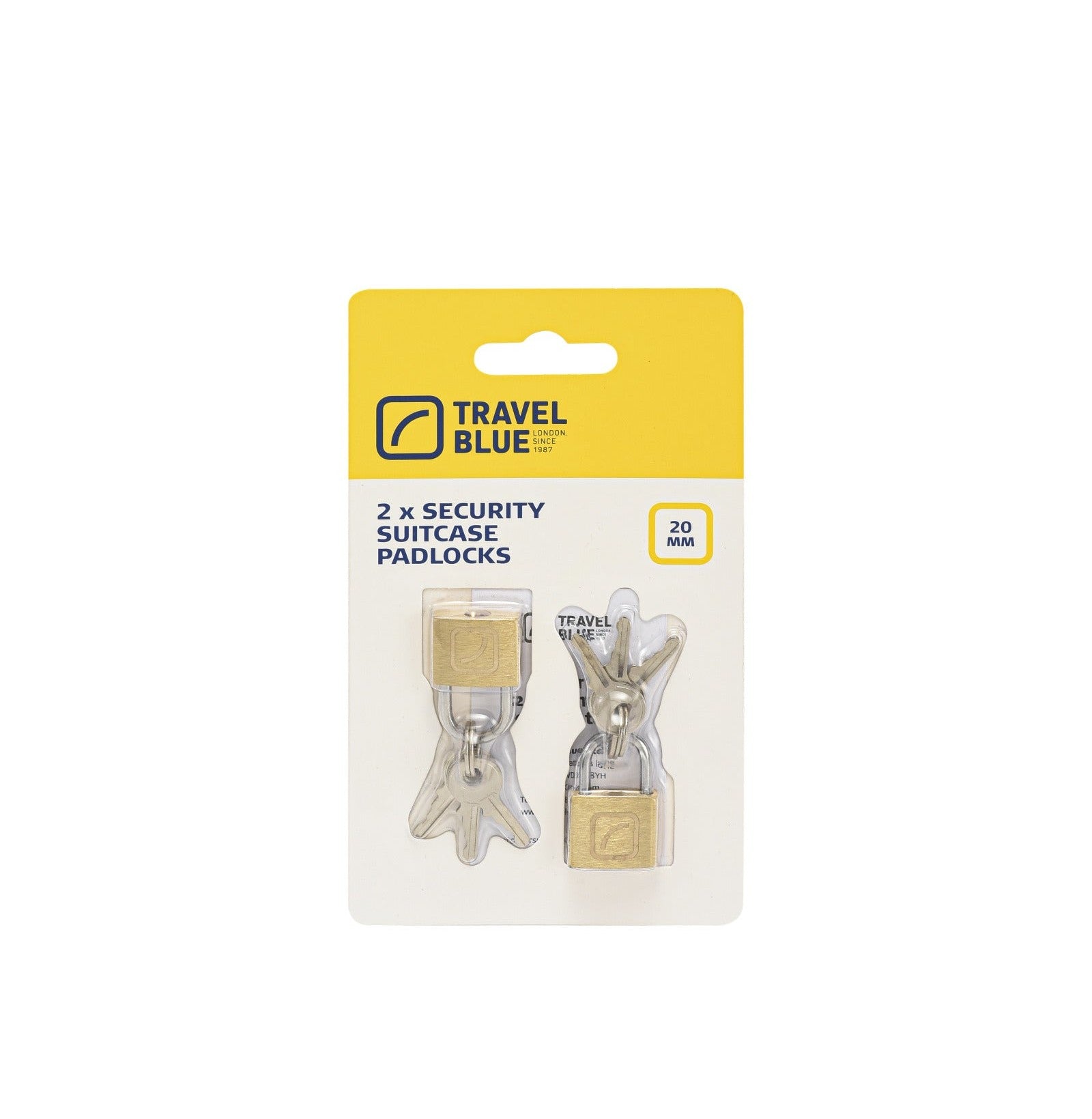 2X Security 20Mm Padlocks For Ultimate Luggage Protection