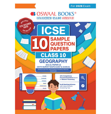 imagICSE 10 Sample Question Papers Class-10 Geography buy online at crossword.in