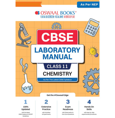 imagOswaal CBSE Laboratory Manual Class 11 Chemistry Book Latest Edition buy online at crossword.in