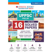 image //www.c...Oswaal UPPSC Prelims 16 Year-Wise Solved Papers General Studies Paper-I 2009-2024 General Studies CSAT Paper-II 2013-2024 For 2025 Exam