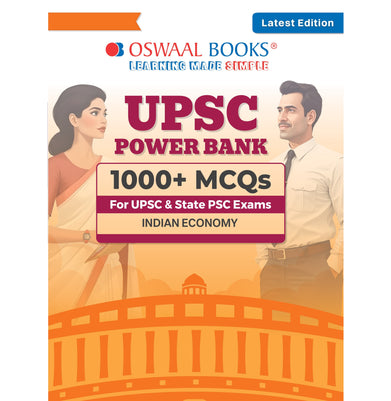 imagOswaal UPSC Power Bank:1000+ MCQs for UPSC and State PSCs Exams Indian Economy buy online at crossword.in