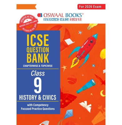 imagOswaal ICSE Question Bank Chapterwise & Topicwise Solved Papers Class 9 History & Civics For 2026 Exam buy online at crossword.in