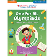 image //www.c...One For All Olympiads Previous Year Solved Papers Class 2 Reasoning For 2025 Exam - Paperback