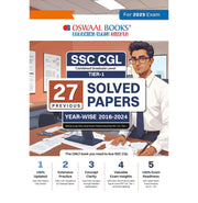 image //www.c...Oswaal SSC Staff Selection Commission | CGL Combined Graduate Level |Tier-1| 27 Previous Solved Papers| Year-wise 2016 to 2024 | For Exam 2025 buy online at crossword.in