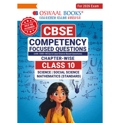 imagOswaal CBSE Competency Focused Questions Chapter-wise Class 10: Maths, Science, Social Science buy online at crossword.in