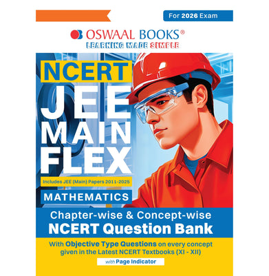 imagOswaal NCERT JEE Main FLEX | Chapter-wise & Topic-wise NCERT Objective Question Bank – Mathematics buy online at crossword.in