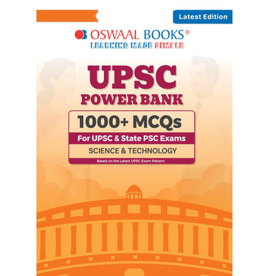 imagOswaal UPSC Power Bank:1000+ MCQs for UPSC and State PSCs Exams Science & Technology buy online at crossword.in