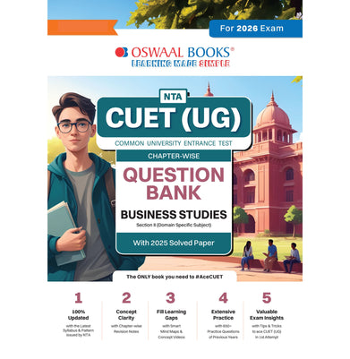 imagOswaal NTA CUET UG Chapter-wise Question Bank Business Studies For 2026 Exam buy online at crossword.in