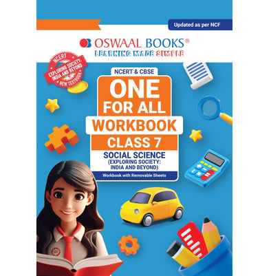 imagOswaal NCERT & CBSE ONE FOR ALL WORKBOOK Social Science Exploring Society India and Beyond Class 7 buy online at crossword.in