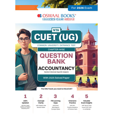 imagOswaal NTA CUET UG Chapter-wise Question Bank Accountancy For 2026 Exam buy online at crossword.in