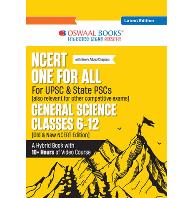 imagOswaal NCERT One For All Book for UPSC & State PSCs | General Science Classes 6-12 Old & New NCERT Edition Latest Edition buy online at crossword.in