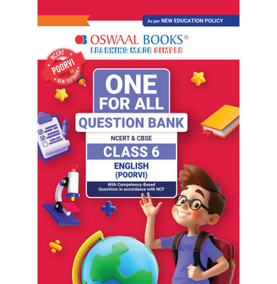 imagOswaal One For All Question Bank NCERT & CBSE, Class-6 English - Poorvi buy online at crossword.in