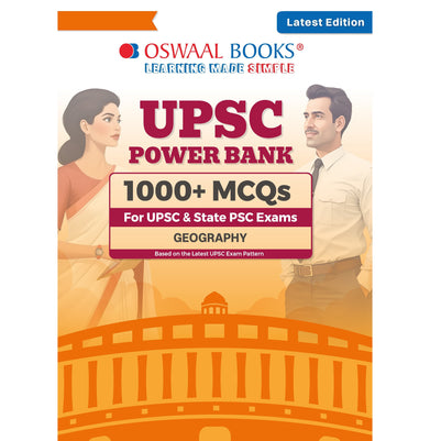 imagOswaal UPSC Power Bank:1000+ MCQs for UPSC and State PSCs Exams Geography