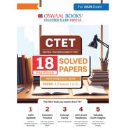 imagOswaal CTET CENTRAL TEACHER ELIGIBILITY TEST | 18 Previous Solved Papers| Year-wise 2013-2024 |Paper-I Classes 1 to 5 | For 2025 Exam buy online at crossword.in