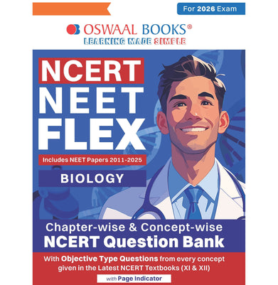 imagOswaal NCERT NEET FLEX - Biology | Chapter-wise & Topic-wise | NCERT Question Bank buy online at crossword.in