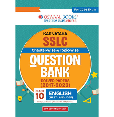 imagOswaal Karnataka SSLC Chapterwise & Topicwise Question Bank Class 10 - English First Language buy online at crossword.in