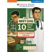 imagOswaal NEET UG 10 Mock Test Papers Based on Latest NTA Pattern | PHYSICS, CHEMISTRY & BIOLOGY| For 2026 Exam buy online at crossword.in
