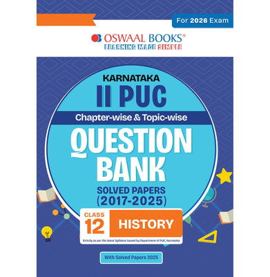 imagOswaal Karnataka II PUC Chapterwise & Topicwise Question Bank Class 12 - History buy online at crossword.in