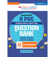 imagOswaal Karnataka II PUC Chapterwise & Topicwise Question Bank Class 12 - Economics buy online at crossword.in