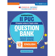 imagOswaal Karnataka II PUC Chapterwise & Topicwise Question Bank Class 12 - English buy online at crossword.in