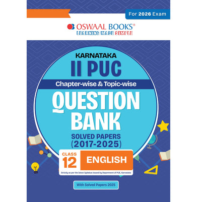 imagOswaal Karnataka II PUC Chapterwise & Topicwise Question Bank Class 12 - English buy online at crossword.in