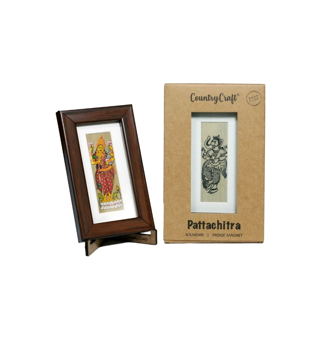 Tadapatra Miniature Frame - Handcrafted Pattachitra Art on Palm Leaf