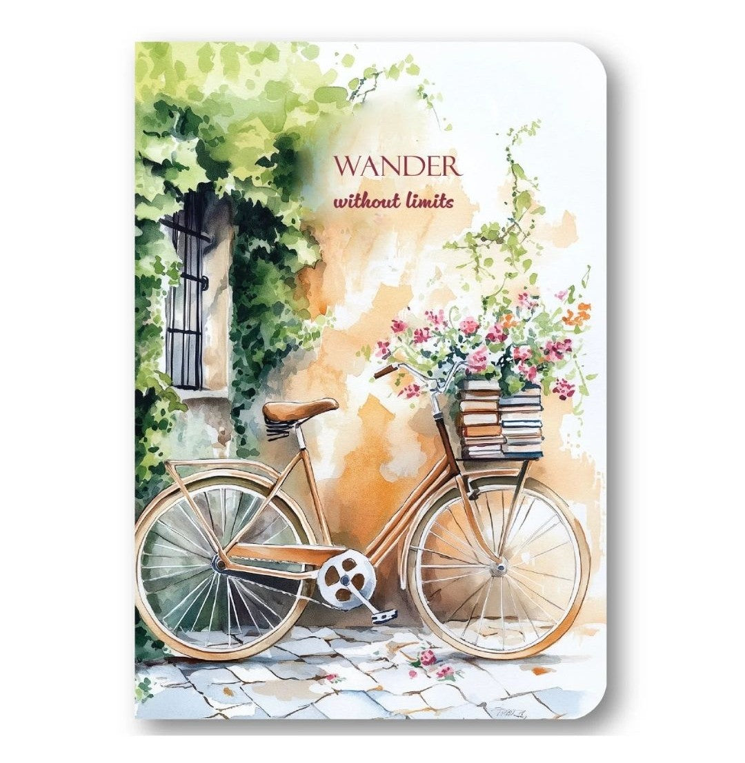 Loope A5 Wander Without Limits Ruled UV Spiral Notebook