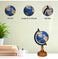 imag3Loope Contemporary Poppy World Globe - Glb-31