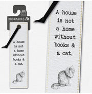 image //www.c...Literary Bookmarks - Books & A Cat-15506