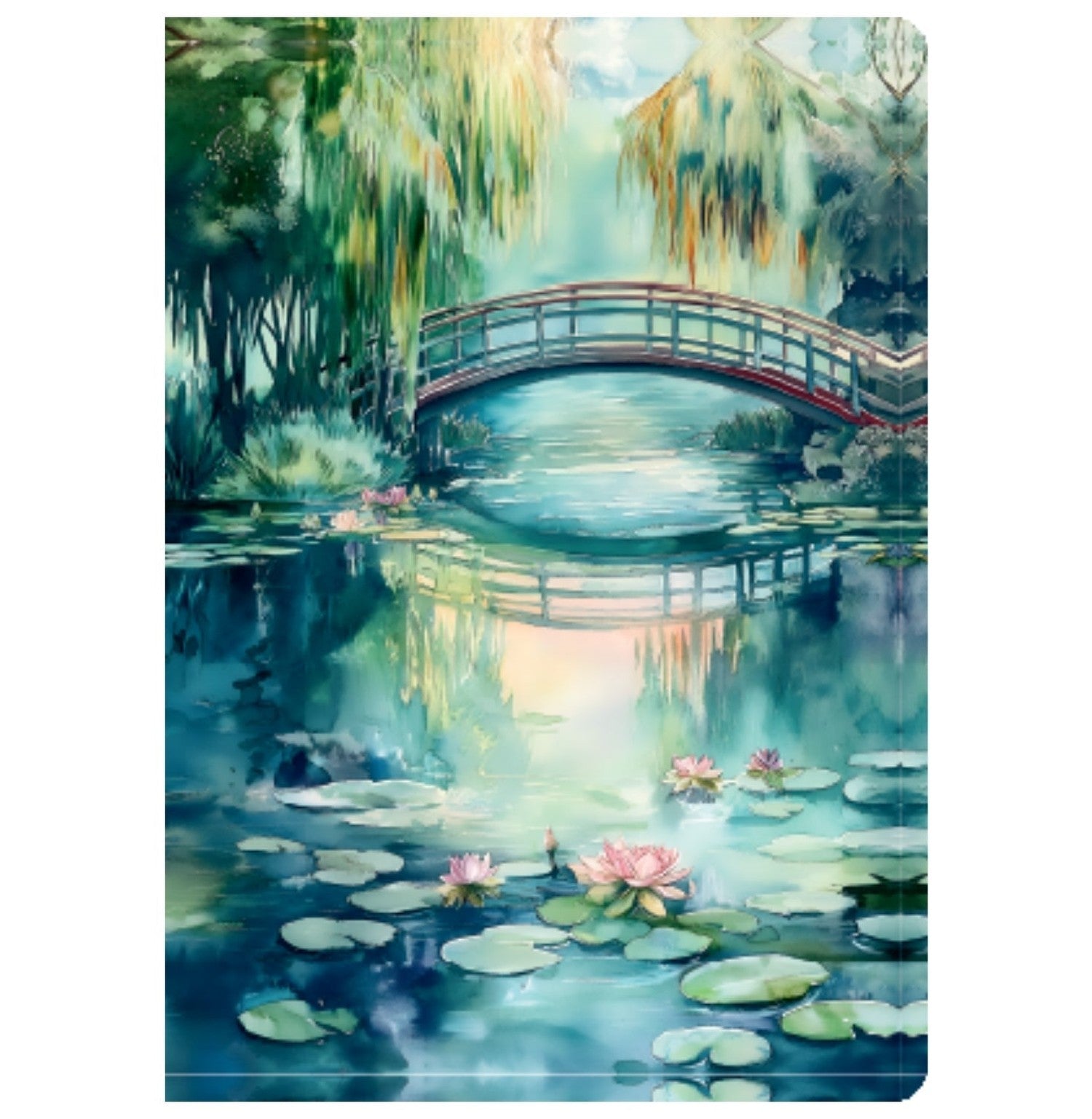 Loope Ruled Notebook A5 | The Water Lily Pond