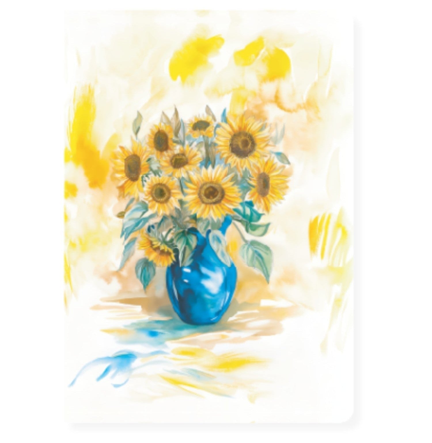 Loope Unruled Notebook A5 | Sunflower Pot