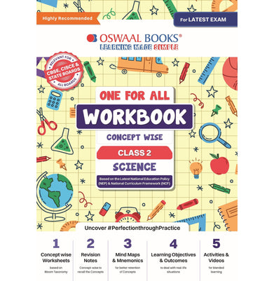 imagOswaal One For All Workbook Concept Wise Class-2 Science - Paperback buy online at crossword.in