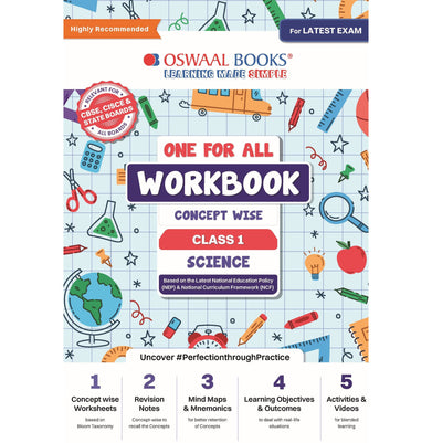 imagOswaal One For All Workbook Concept Wise Class-1 Science - Paperback buy online at crossword.in