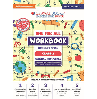 imagOswaal One For All Workbook Concept Wise Class-2 General Knowledge - Paperback buy online at crossword.in