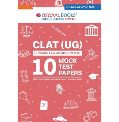 imagOswaal CLAT UG COMMON LAW ADMISSION TEST | 10 Mock Test Papers | For 2026 Admission Test buy online at crossword.in